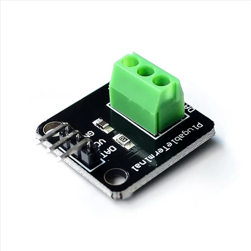 Y45A-DS18B20 Kit modulo sensore di temperatura Adattatore terminale sonda cavo sensore digitale impermeabile 100CM per Arduino