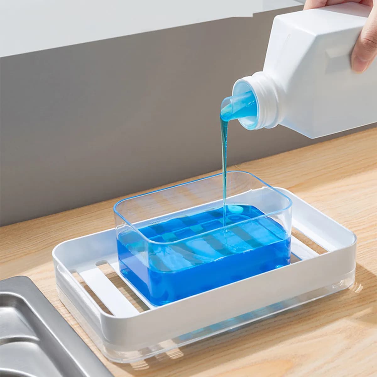 Dispenser Automatico di Sapone, Erogatore di Schiuma, Contenitore per Liquidi, Detersivo per Piatti e Lozioni