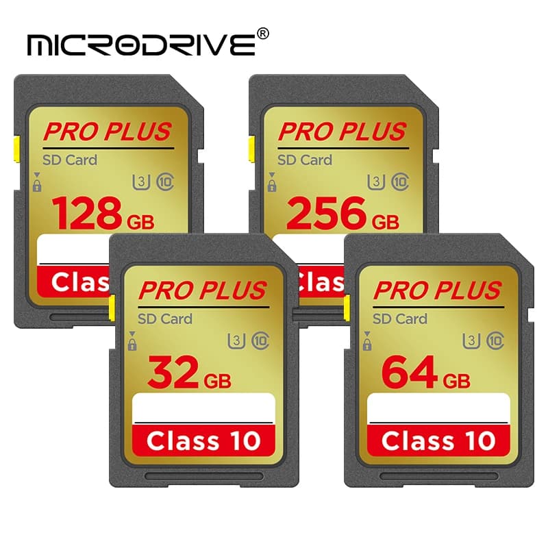 Scheda SD ultra originale 32 GB 64 GB 128 GB 256 GB Scheda di memoria Class10 C10 USH-1 Supporto per fotocamera DV SLR per auto