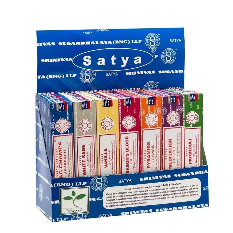 India Stick Incenses White Sage Sandalwood Natural Household Indoor Clean Air Indian Handmade Incense Sticks NAG Champa Satya