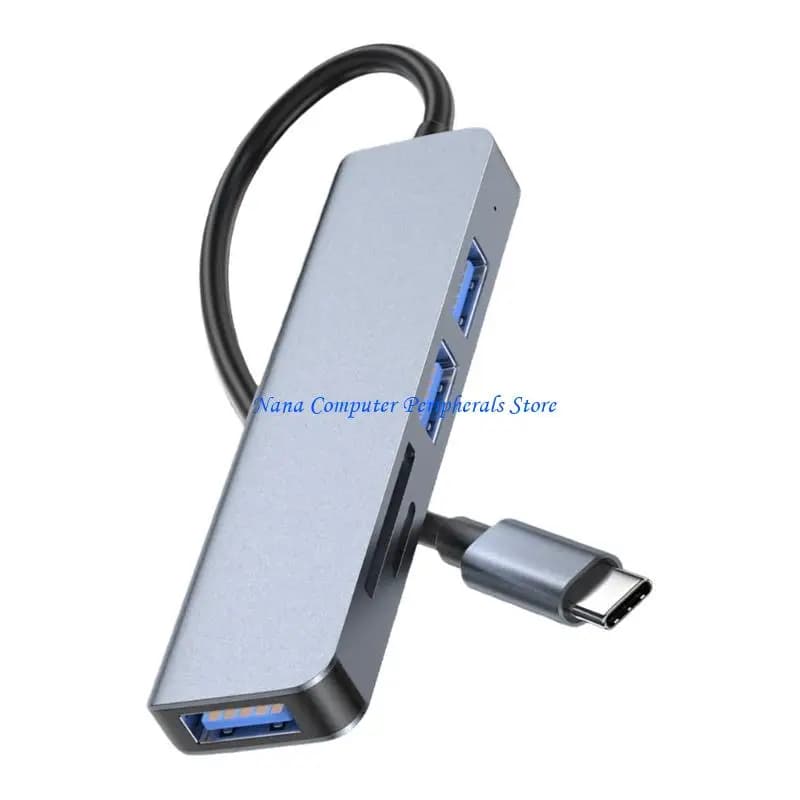 Adattatore universale da USB C a HDTV F68C con USB e lettore schede memoria per laptop