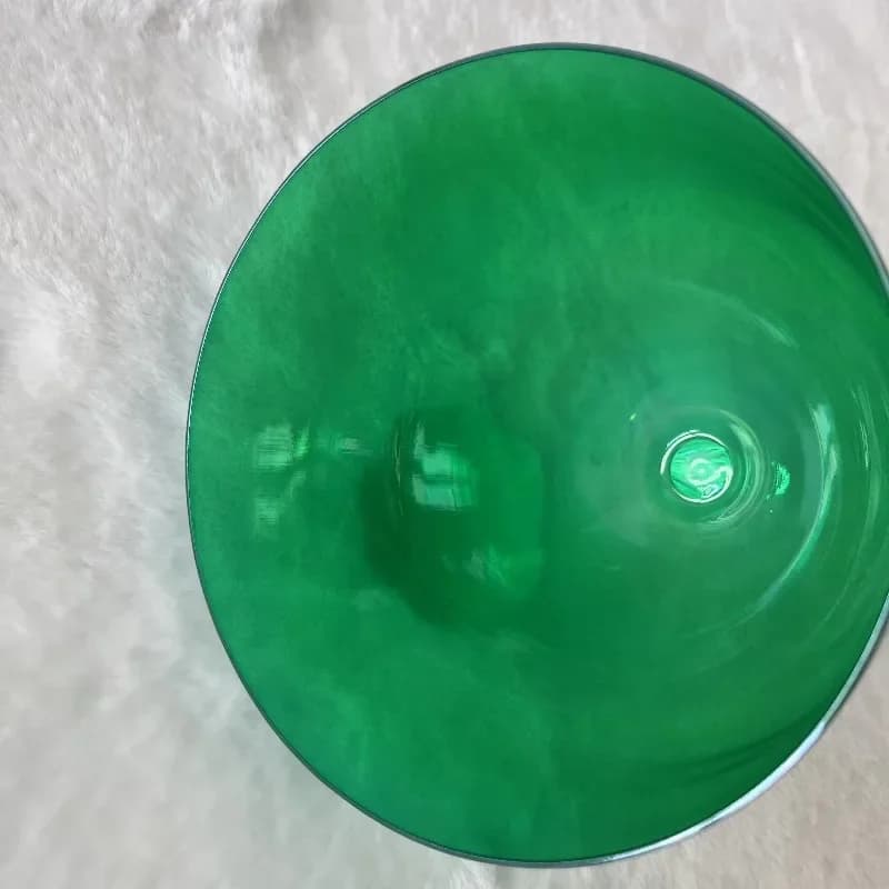 East Green Handle, Cosmic Quartz Crystal Singing Bowl, Chakra Hand
