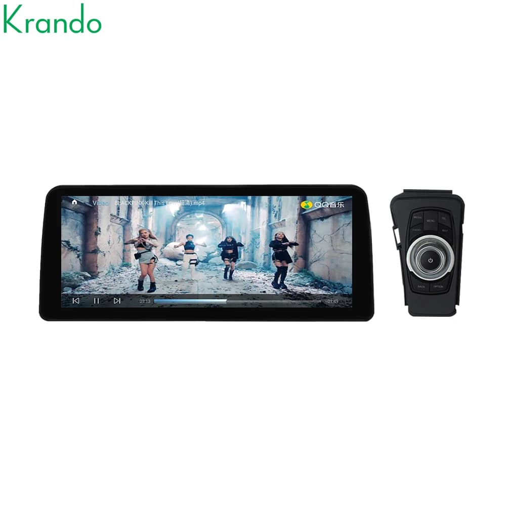 Krando 12.3'' autoradio Player Stereo For BMW 3 SeriesE90/E91/E92/E93/M3 2005-2012 Screen Wireless Carplay 4G Wifi GPS Head Unit