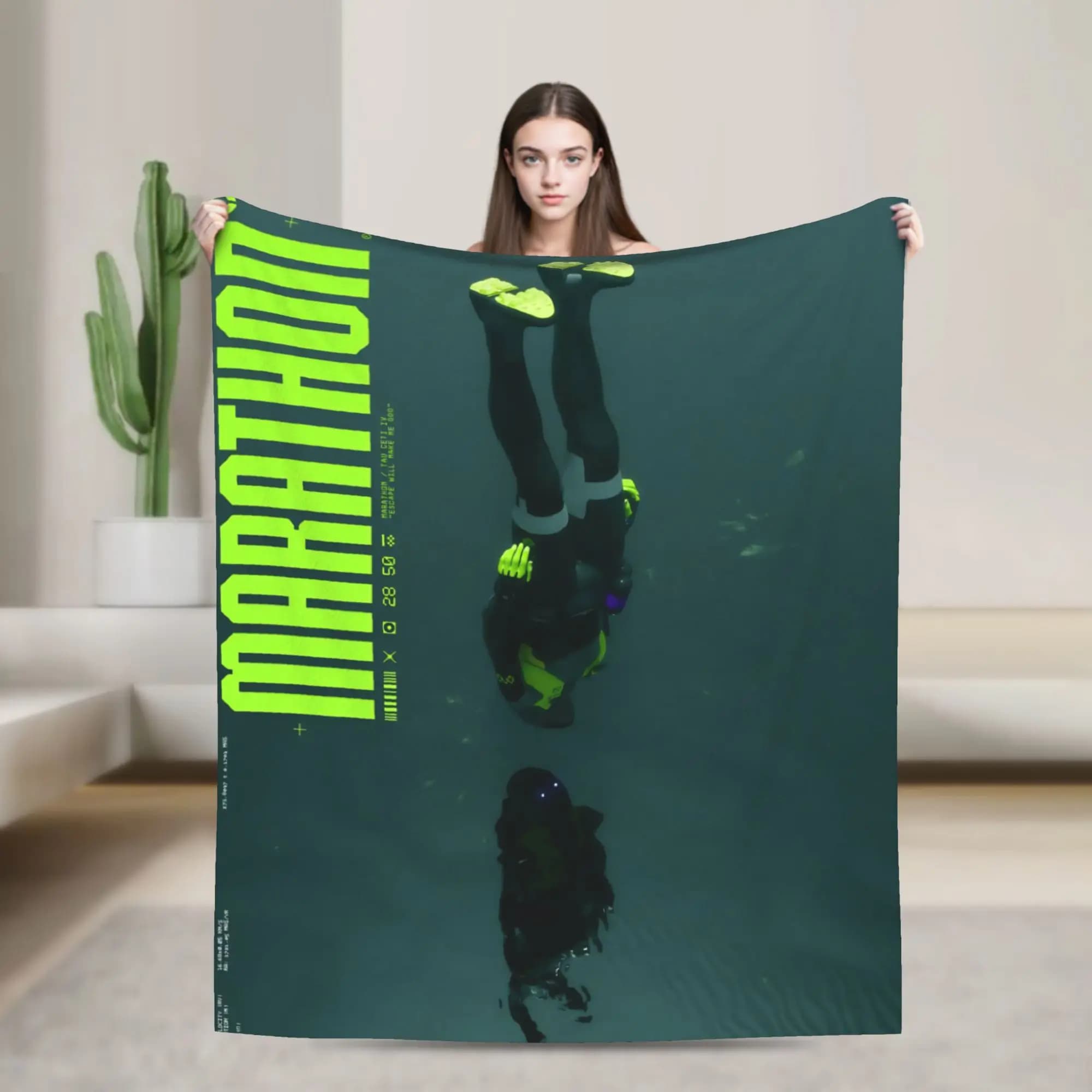 Game Marathon Printed Blanket For Men Women Warm Cozy Fluffy Throw Blankets for Living Room 50x60 Inches Multiple Sizes