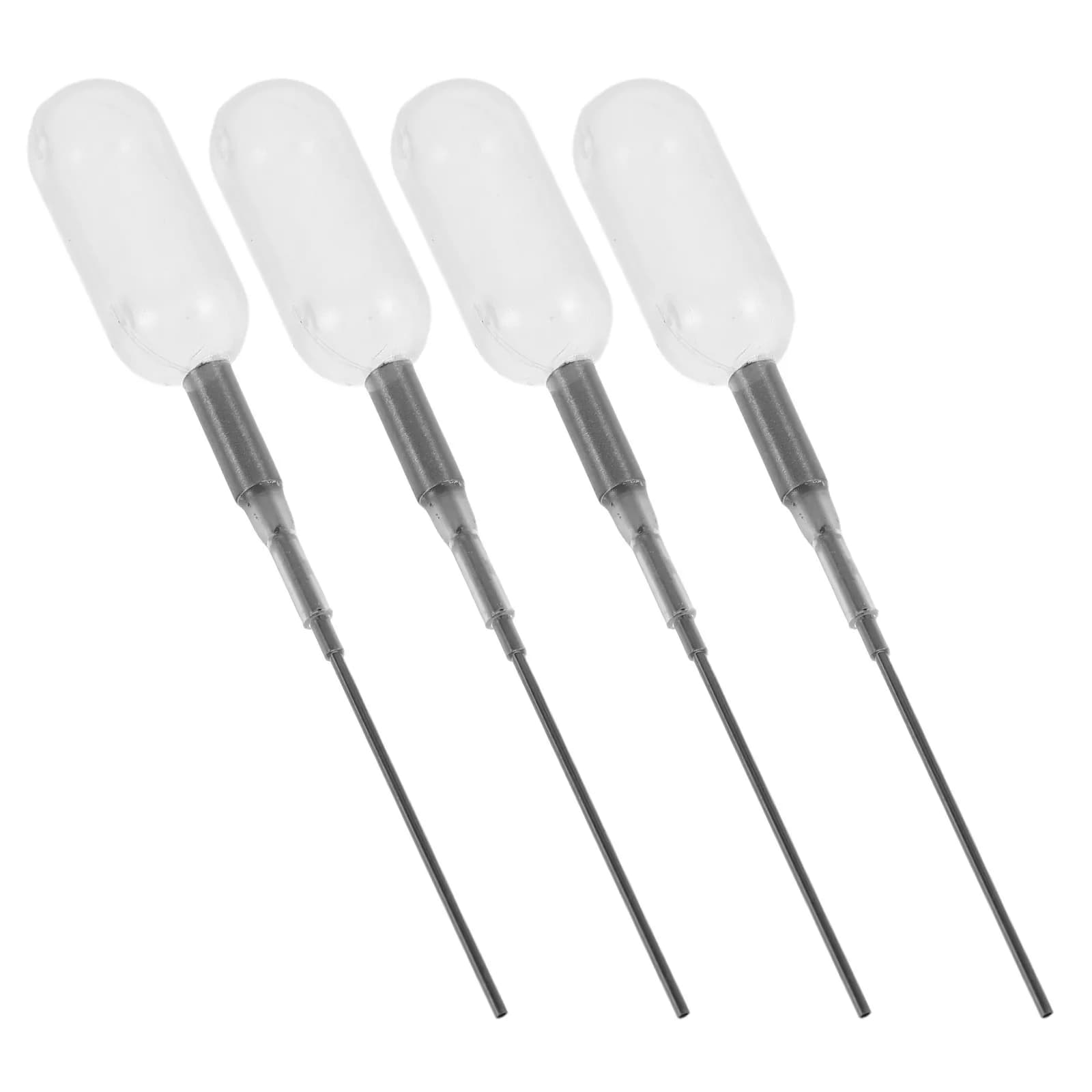 4 Pezzi Contagocce per Oli Essenziali, Pipette di Trasferimento in Plastica, Strumenti di Precisione per Profumi, Trucco, Fai-da-Te, Artigianato e Aromaterapia