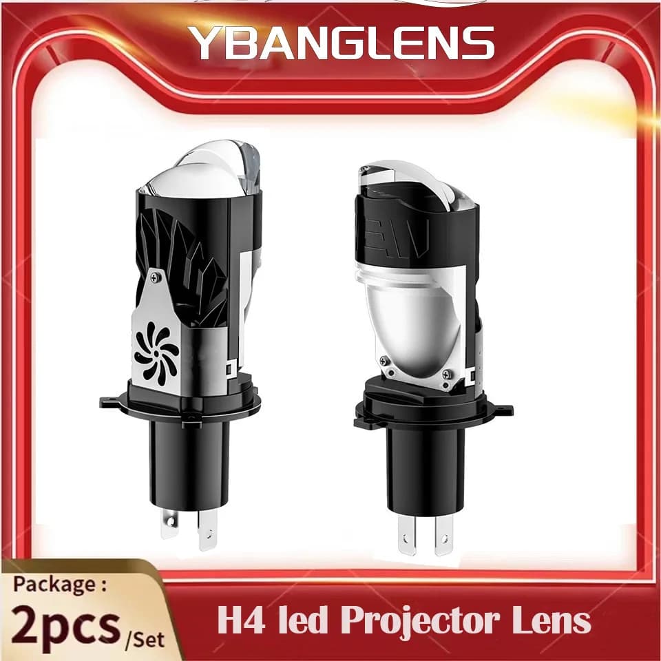 Lenti H4 Lampada a LED H4 Led Canbus Auto H4 Fari a LED H4 Mini proiettore Led per faro moto H4 Led Lampadina per fari per auto