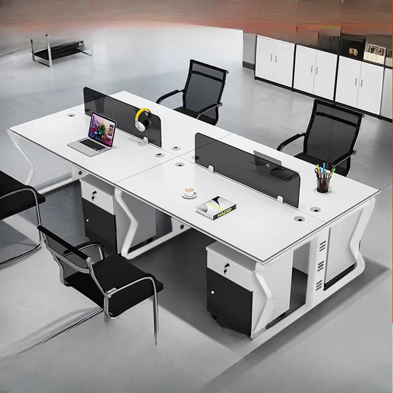 Single and Unusual Office Desk, European Style, for Gaming and Monitor, Modern, Height Adjustable, Luxurious, Metal, Office Furniture