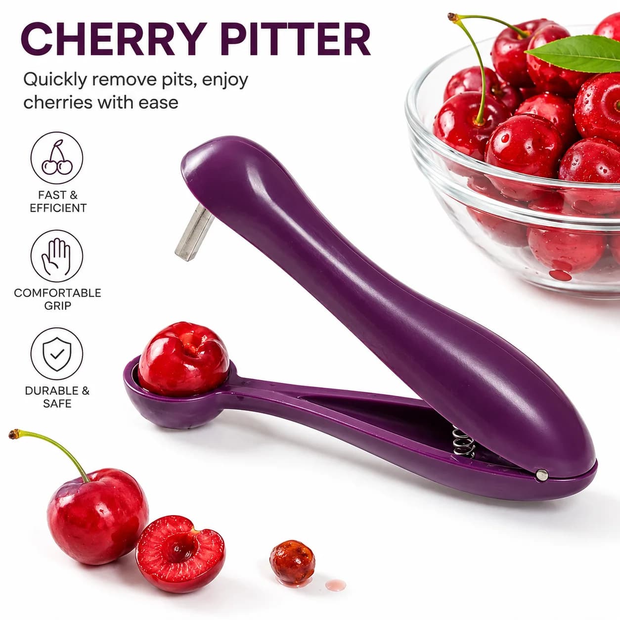 Brand new cherry fruit kitchen pit remover olive pit pit tool seed tool fruit and vegetable tool cherry pit remover