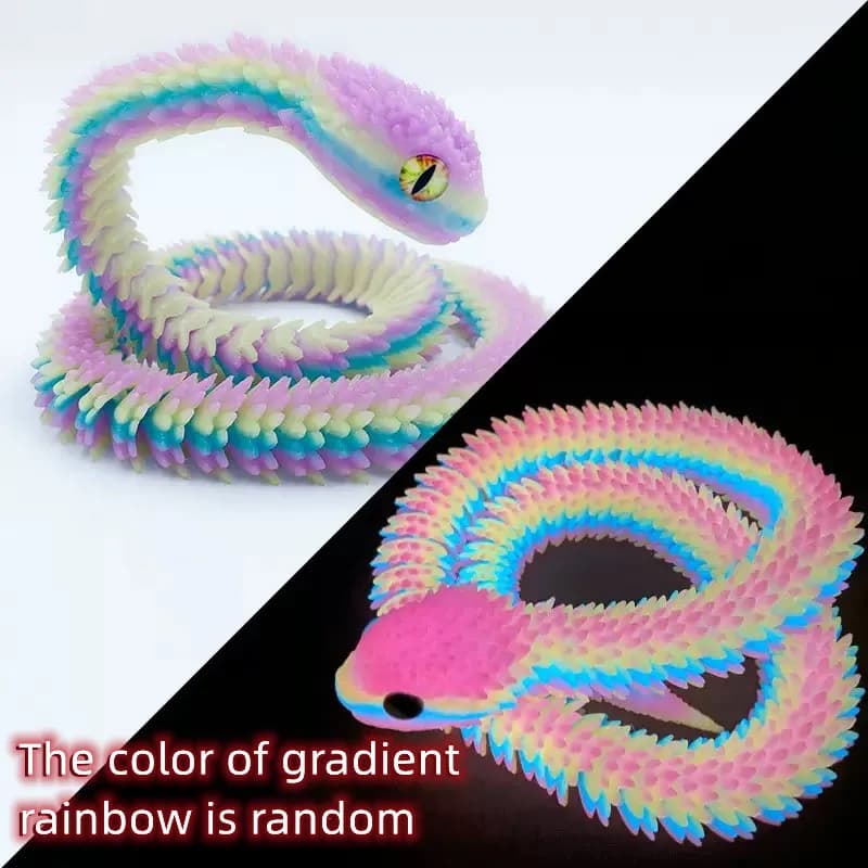 30/60 centimetri 3D Stampato Serpente Divertente Mobile Comune Simulazione Serpente Action Figures Creativo Home Office Desktop Ornamento Regali Per Bambini