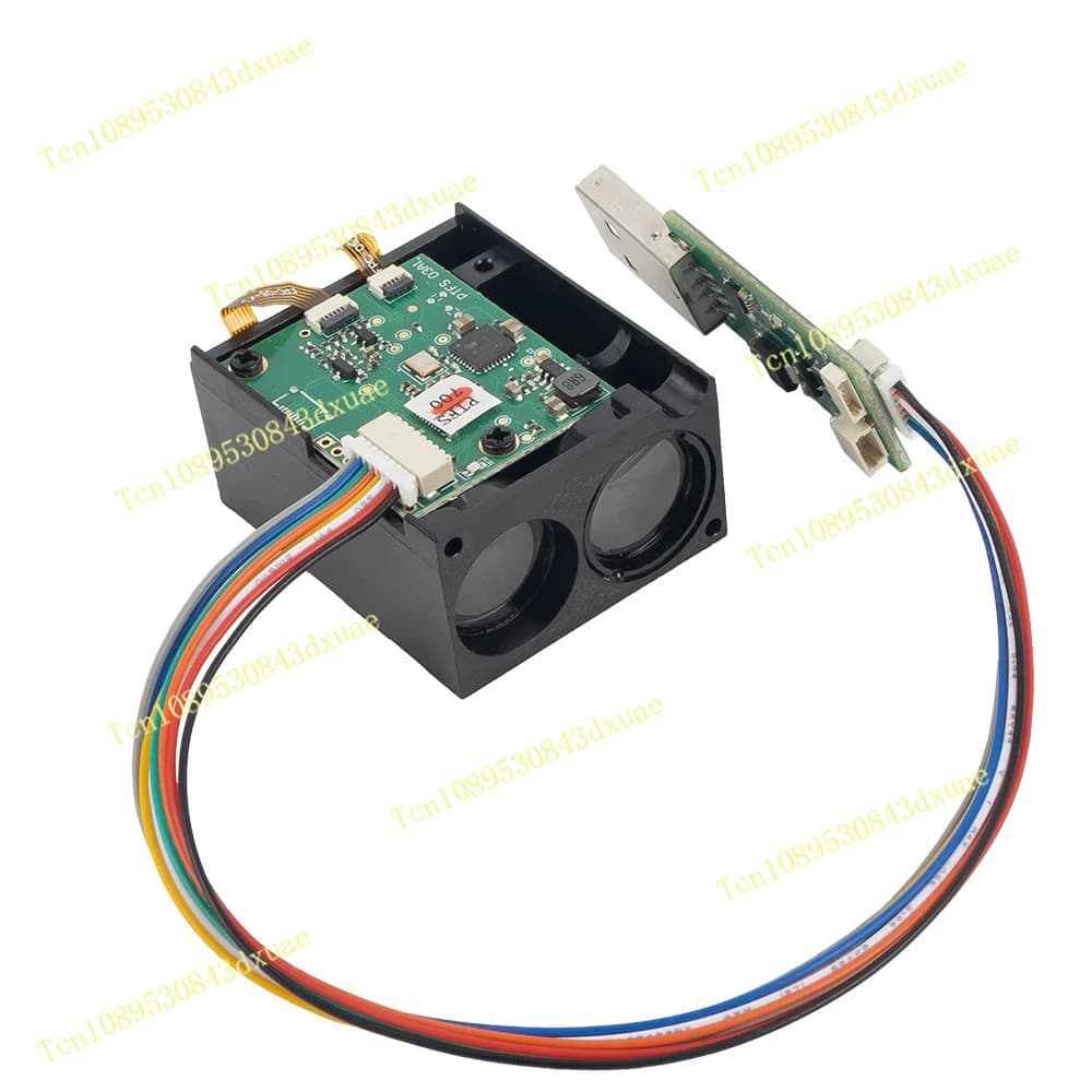 Sensore modulo telemetro laser PTFS 1000m Sensore telemetro laser USB Uscita UART Sensore tempo di volo 1 km