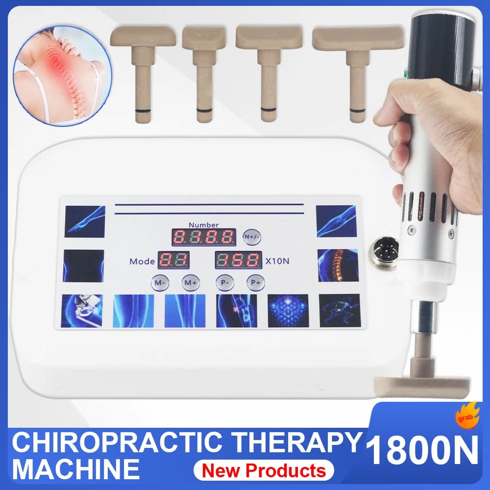 Chiropractic Adjusting Instrument Impulse Adjuster 1800N Electric Correction Gun Cervical Massage Spine Chiropractic Tools 2026