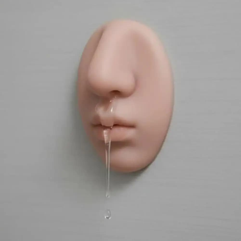 Divertente dispenser di sapone a forma di naso sapone liquido in silicone dispenser da spremere riutilizzabile bagno di casa portasapone per le mani doccia dispenser