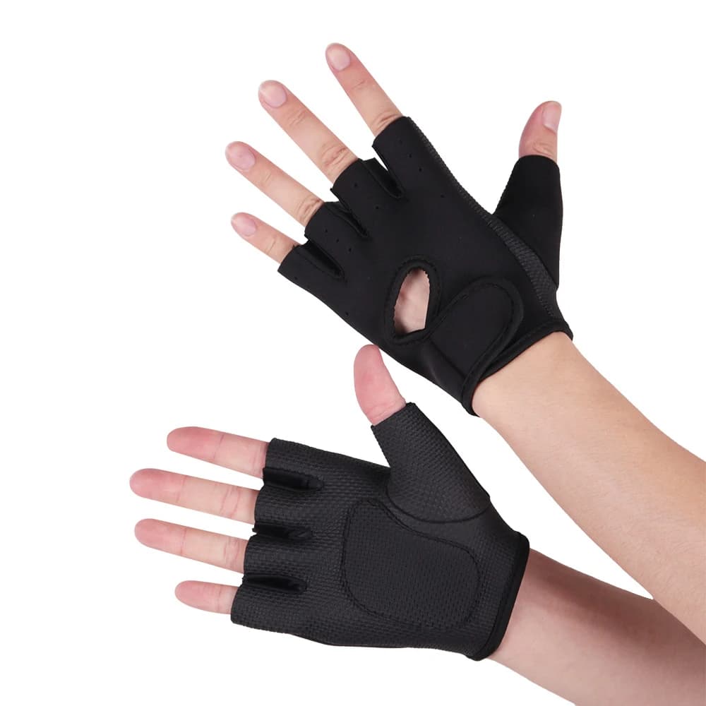SKDK Cycling Gloves Breathable Training Wrist Gloves for Body Building Fitness Gloves for Sports Gym Anti-slip Silica Gel for Weight Lifting