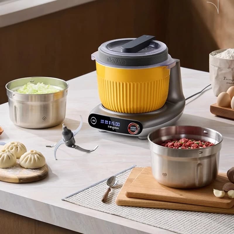 Nuovo stile Dongling Macchina per pasta Piccola impastatrice per tagliatelle Impastatrice per uso domestico Macchina per cucinare la pasta Nuovo