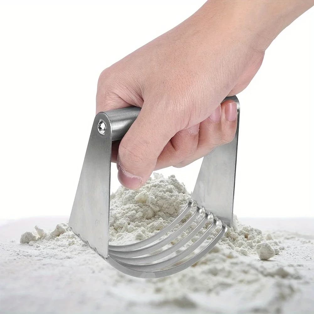 Stainless Steel Flour Cutter, Handheld Baking Mixer, Cookie Dough Mixing Tool, Kitchen Baking Gadget