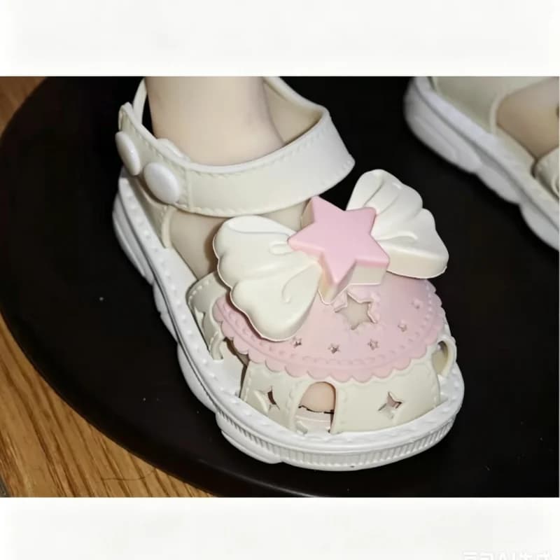 85cm Silicone TPE Doll Shoes Round Toe Fashionable Mini Cute Lace-up Boots Durable Running Shoes Sandals Doll Shoes