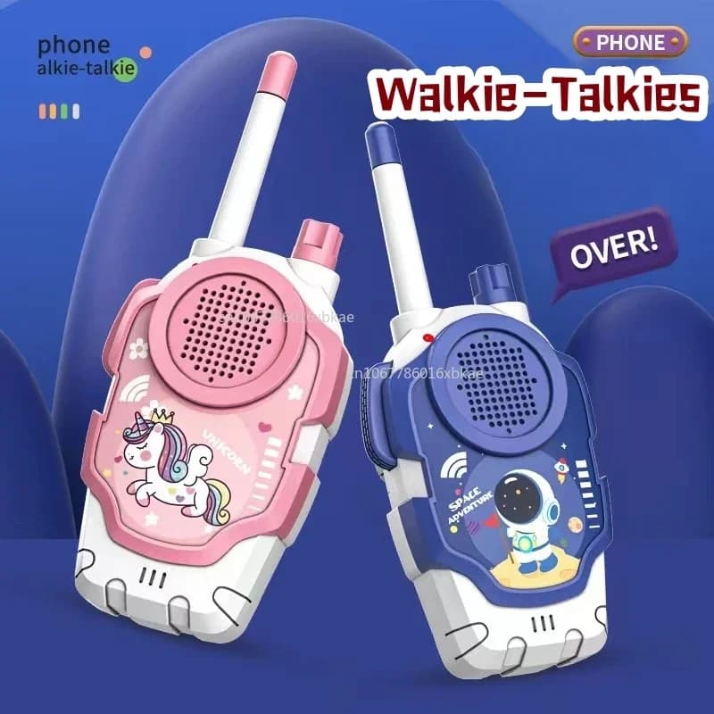 Walkie Talkie Telefono cellulare Giocattolo carino da esterno Bambini Macchina citofonico genitore-figlio Cartone animato Ragazzi e ragazze Giocattolo educativo Regalo