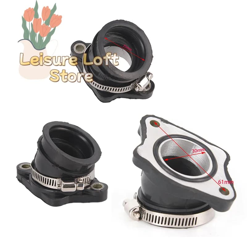 Collettore di aspirazione carburatore da 30 mm per motori CG200-250cc – Prevenzione perdite d'aria per ATV, Dirt Bike e Go Kart