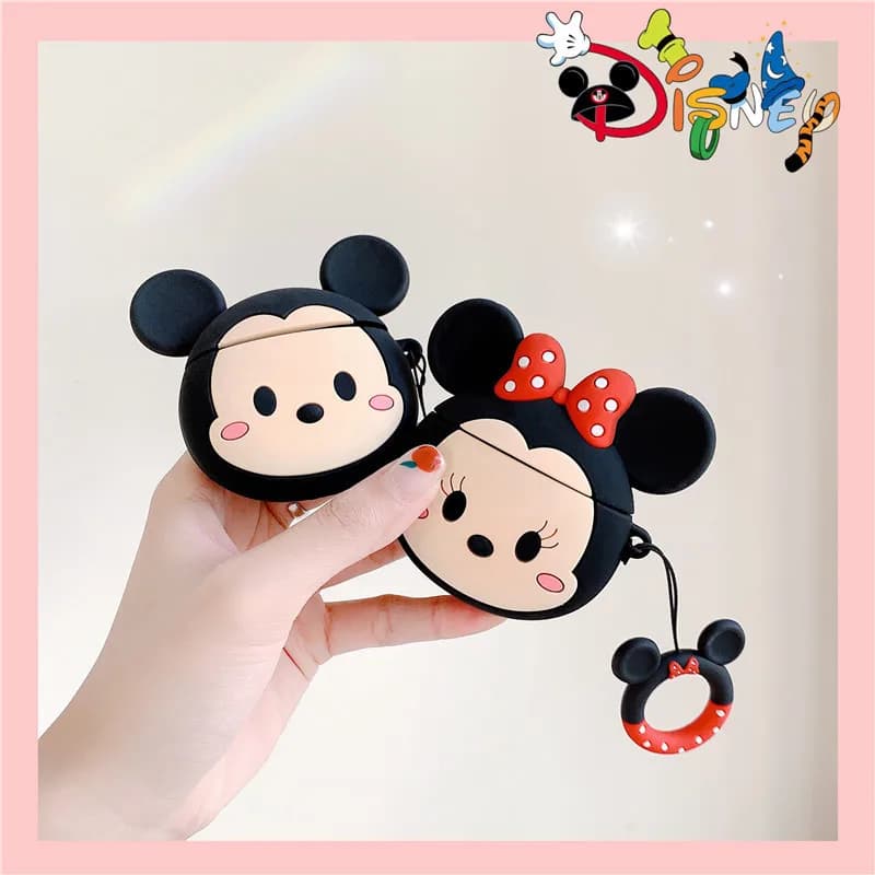Per Airpods Pro 3 Custodia 2025, Cute Mickey Minnie Lover Custodia protettiva in silicone per auricolari per Airpods Pro 2 4 3 2 1 Cover Funda