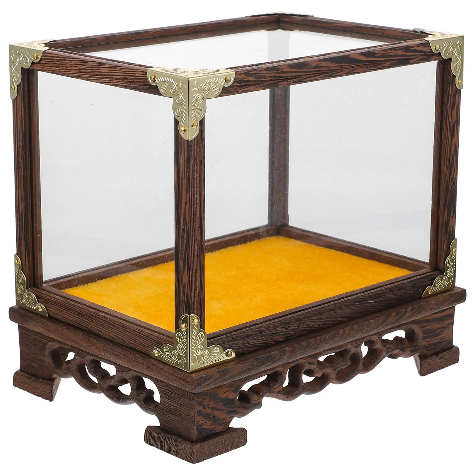 Espositore da Tavolo Durevole per Statue di Buddha, Vasi e Ornamenti - Scatola Contenitore per Decorazioni Casa, Soggiorno, Camera da Letto, Studio