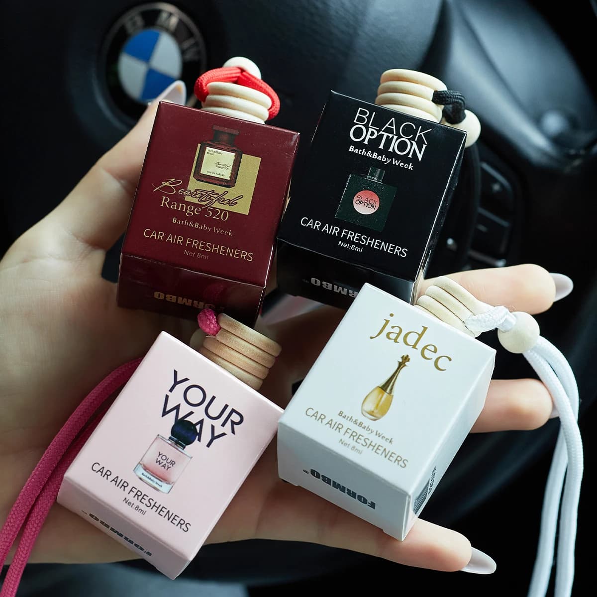 Car Deodorant Mini Aromatherapy Kit essential oil odor remover Humidifier Gift Pack Air Cleaner Car diffuser Long life