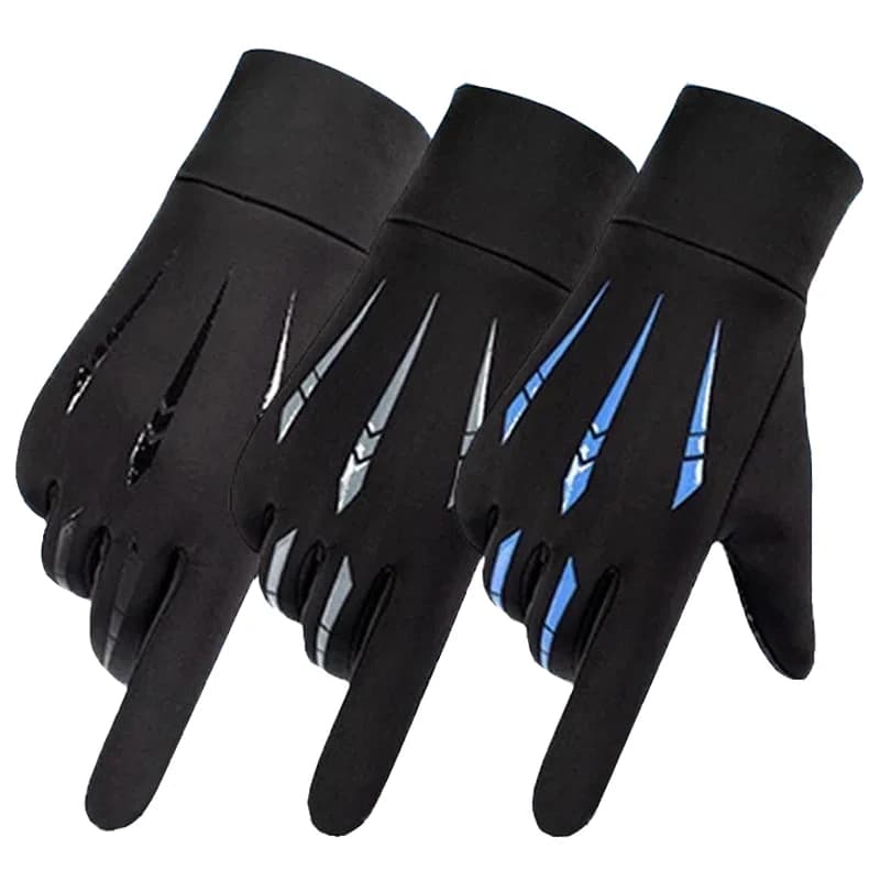 Men's Winter Gloves Cycling Bike Women's Thermal Fleece Wind Cold Touchscreen Hot Bike Outdoor Ski Race Gloves