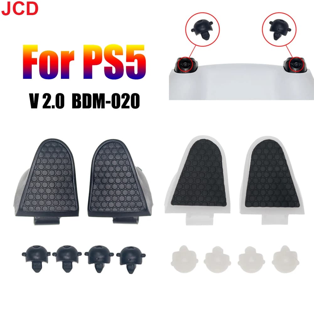 JCD 1 pz Per PS5 BDM-020 V 2.0 Controller di Gioco Accessori di Modifica Per PS5 L2 R2 Esteso di Plastica Antiscivolo Trigger pulsante