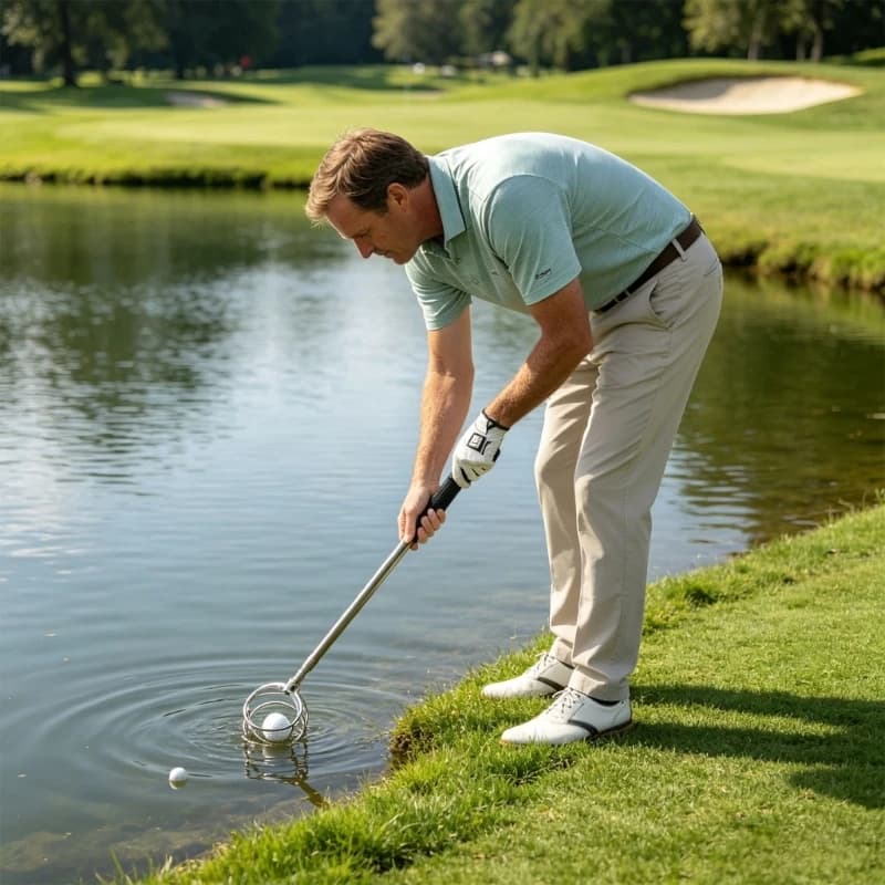 Metal Golf Ball Collector Extendable Design For Simple Collection During Play JOME