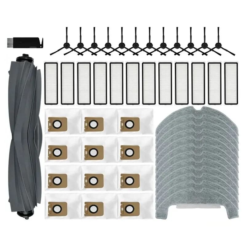 A67P-For Dreame D10S Plus Robot Vacuum Cleaner Main Side Brush Mop Cloth Rag Hepa Filter Dust Bag Accessories Spare Parts