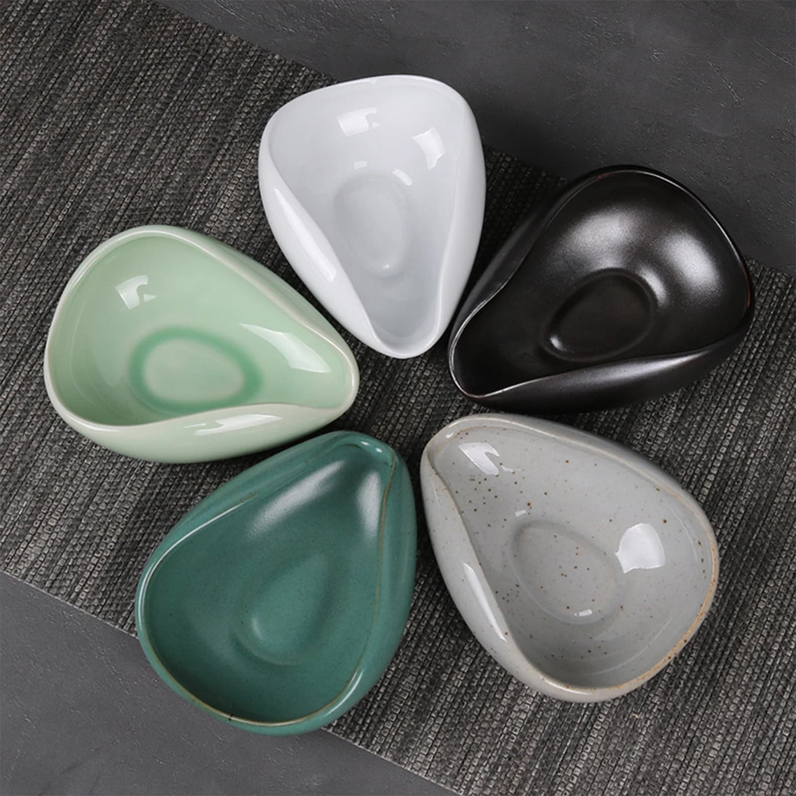 Weigh Coffee Bean Containers Coffee Bean Dosing Cup Barista Tools Practical Ceramic Single Dosing Tray for Cafe Home Office