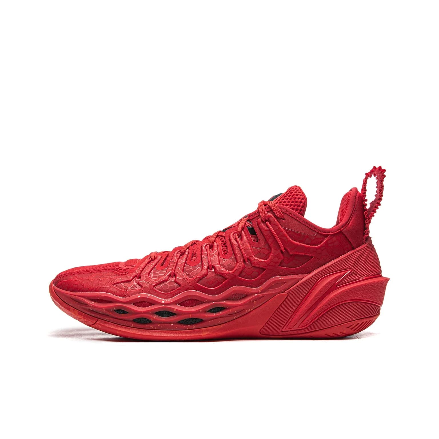 Li Ning Buckets Low top Basketball Shoes Men's Red ABAV051-7