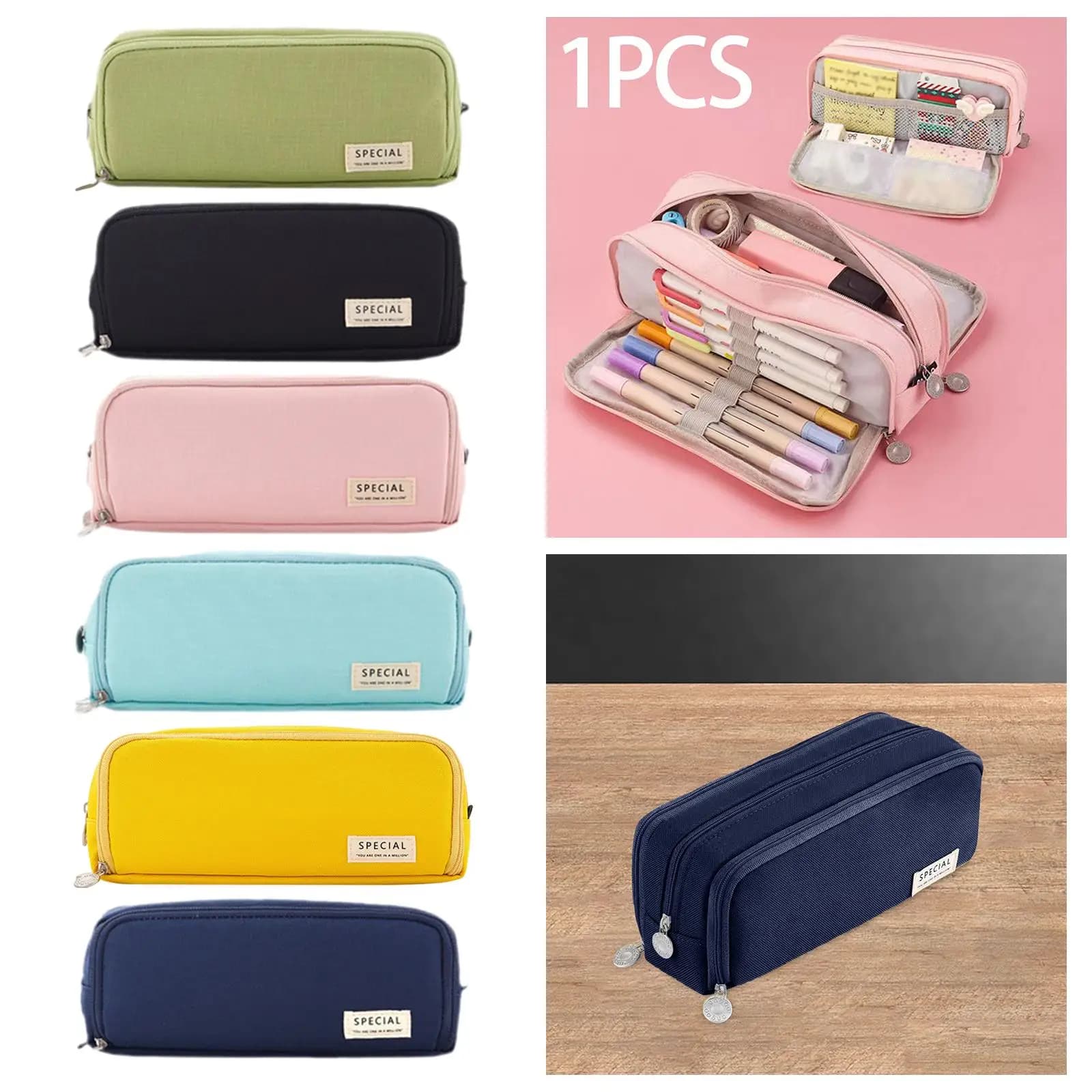 Astuccio per matite, portapenne per borsa per trucco, portapenne per scatola di cancelleria, portapenne,