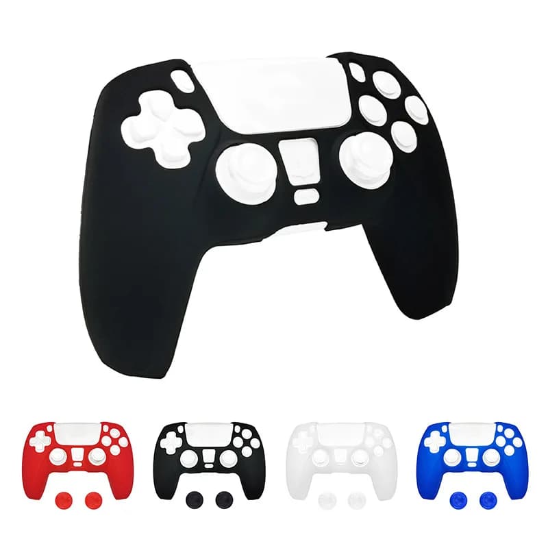 Cover Protettiva in Silicone per Controller Sony PS5, Custodia Antiscivolo per Playstation 5, Protezione per Levetta di Gioco