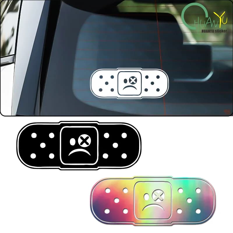 Nastro creativo cerotto adesivo per auto copertura antigraffio decalcomania in vinile accessori AUTO per laptop con finestra paraurti