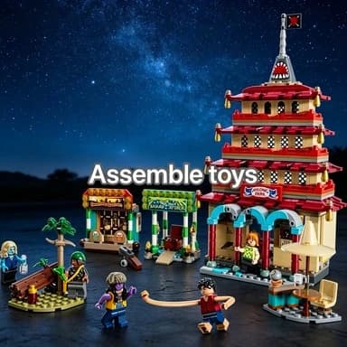 75638 Bandai HOT Dragon Paradise Battle Blocchi Educativi, Regalo per Feste, Regalo per la Giornata dei Bambini, Compatibile con i mattoncini LEGO