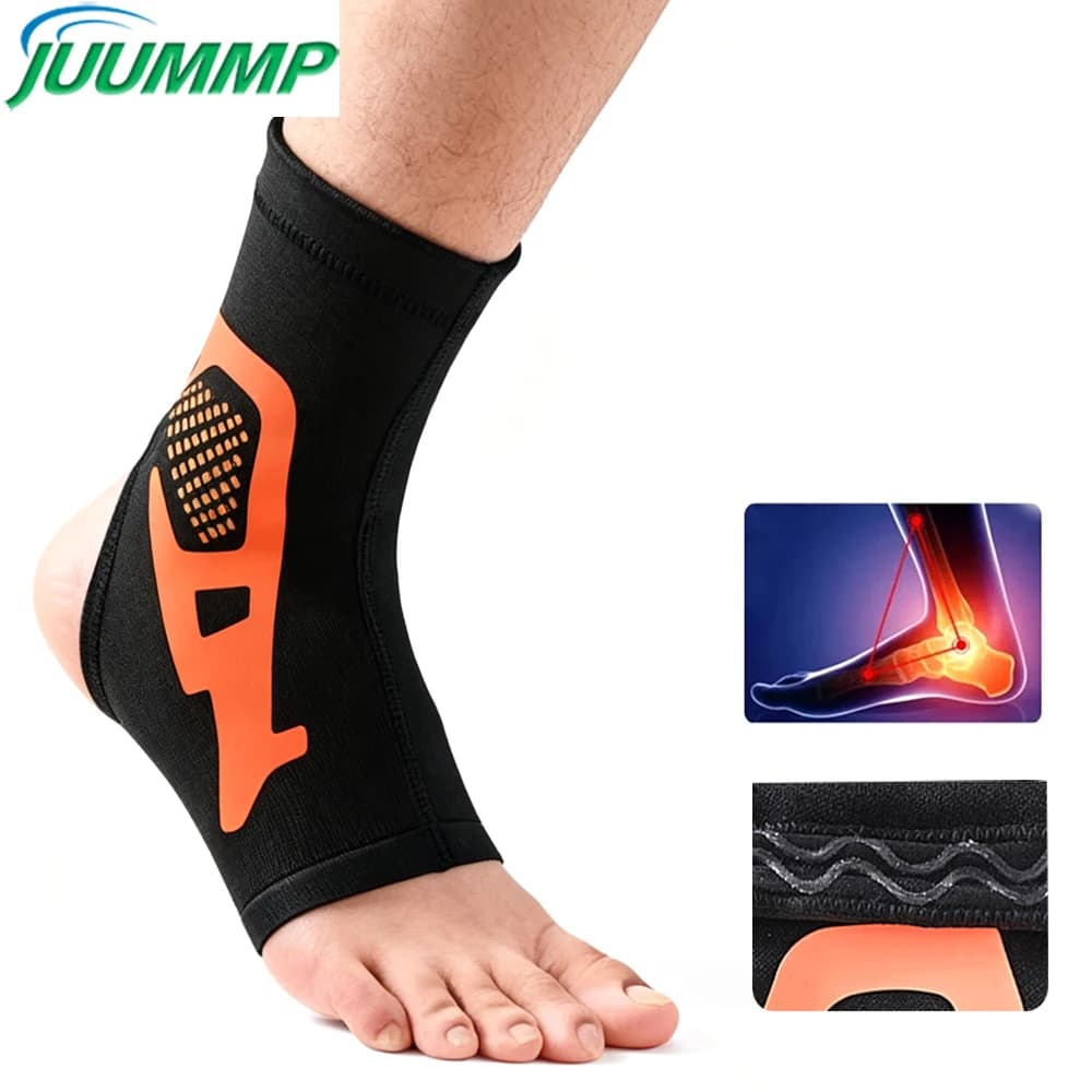 Manicotto di compressione per tutore per caviglia da 1 pezzo per uomo e donna, calzino di supporto per il piede in neoprene traspirante, sollievo efficace per gonfiore, allenamento