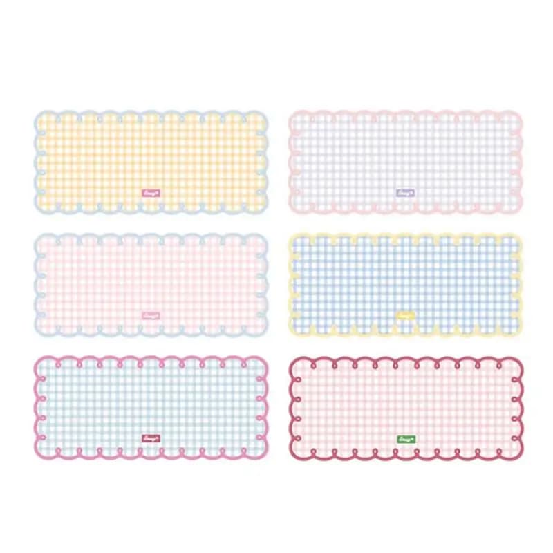 Checkered Mouse Pad Large Non-Skid Stylish Pink Blue Mouse Mat for Adult Office Workers Gaming Desktop Decor Gift