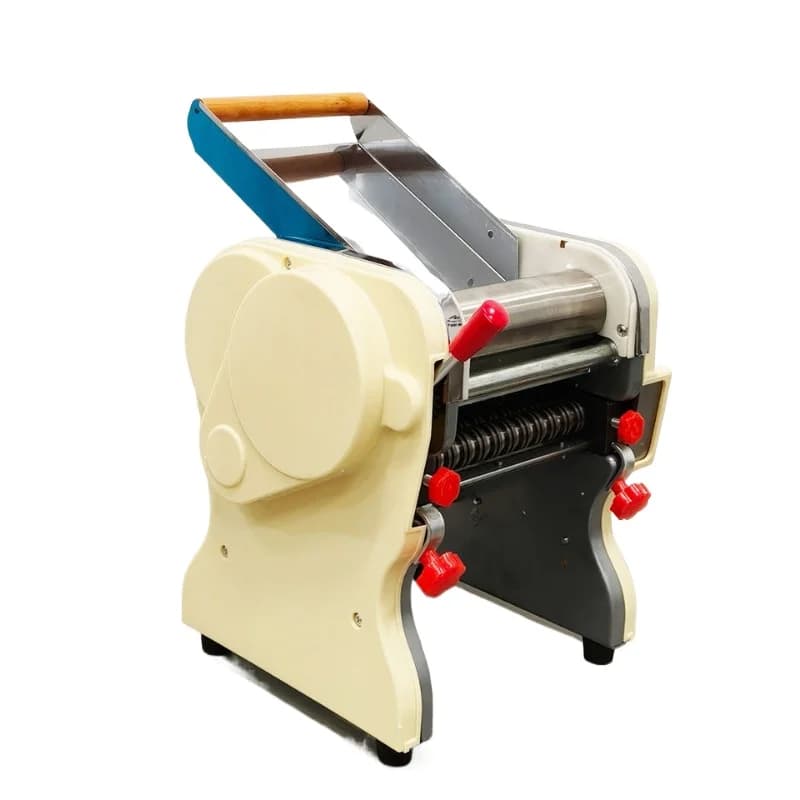 Macchina per Fare la Pasta Commerciale da 750W, Impastatrice Elettrica con Spessore Regolabile