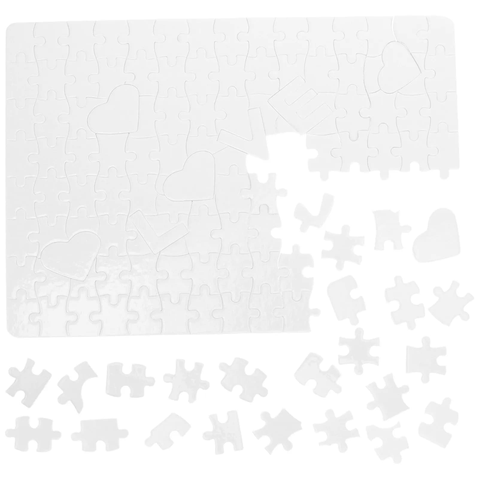 Set di Puzzle per Sublimazione Personalizzabile, per Trasferimento a Caldo, Ideale per Matrimoni, Compleanni, Inviti e Aule