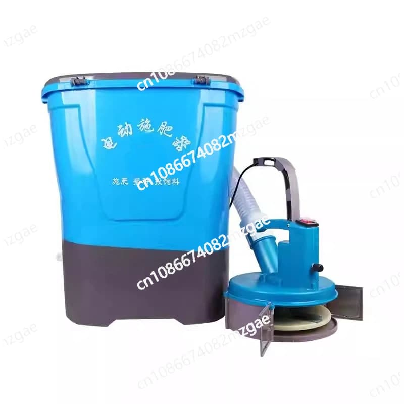 Lithium Battery Electric Fertilizer Spreader Backpack Road Salt Spreader Garden Seeder for Home Farm