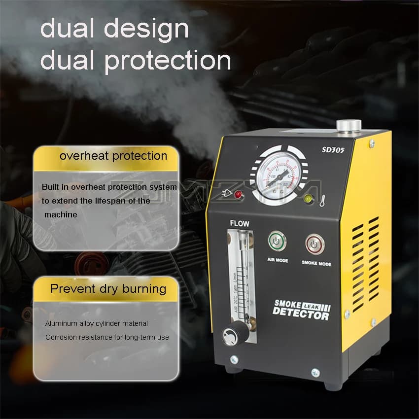 Automotive Repair Smoke Leak Detector Intake Exhaust Pipe Leak detection Engine Smoke Machine Leak Detection Tool