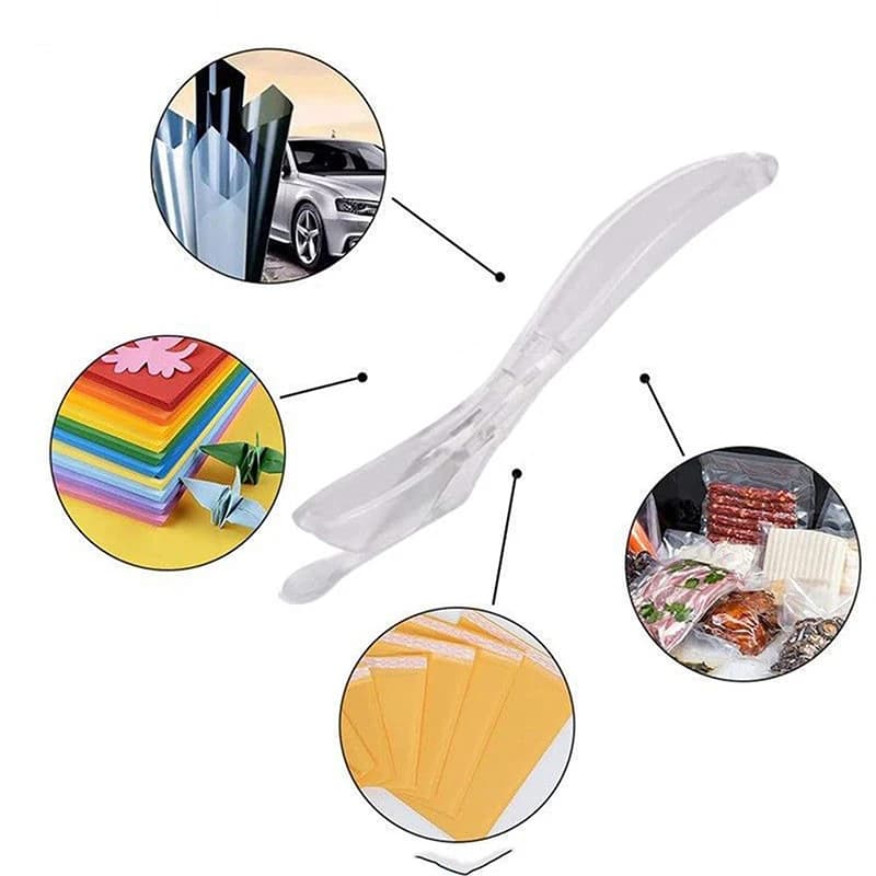 1Pc Taglierina per pellicola in vinile Carta di sicurezza Coltello a becco d'anatra Adesivo per auto Taglierina di sicurezza in vinile Adesivo per auto Utensile da taglio per carta da parati