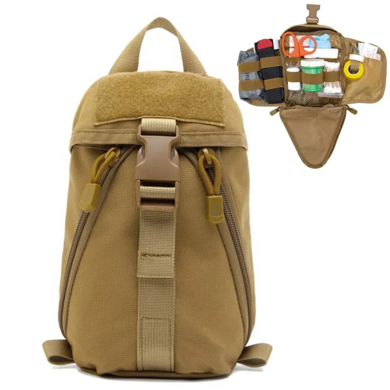 Kit di pronto soccorso da esterno Pacchetto di emergenza Custodia Molle Borsa di sopravvivenza EDC Borsa da caccia tattica da campeggio EMT medica
