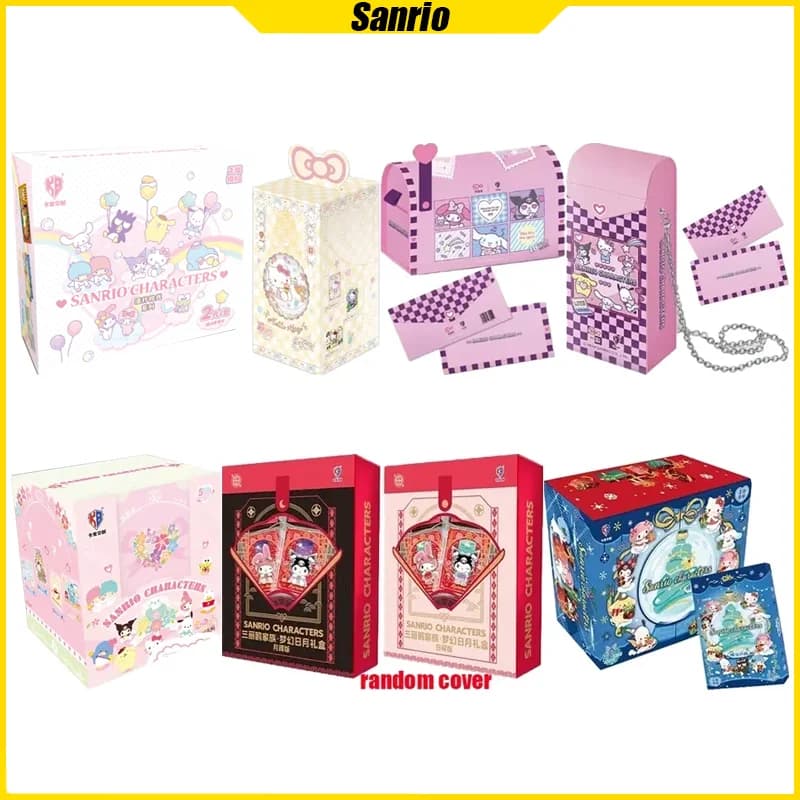 KABAO 7-2 Carte Sanrio Kitty Polaroid Time Walking Collezione Anime Carte Mistery Box Giochi da tavolo Giocattoli Regali di compleanno per i bambini