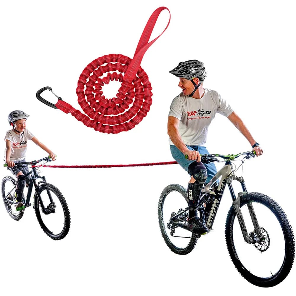 Bicycle traction rope towing rope for parent-child traction for mountain bike comfortable rope for trailer