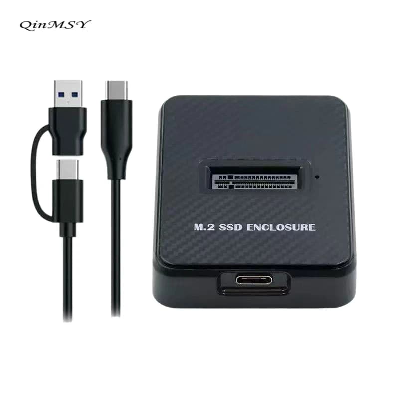 USB 3.0 USB-C Type-C Type-A a NVME M-key M.2 NGFF SATA SSD Docking Cavo esterno orizzontale Chipset RTL9210B