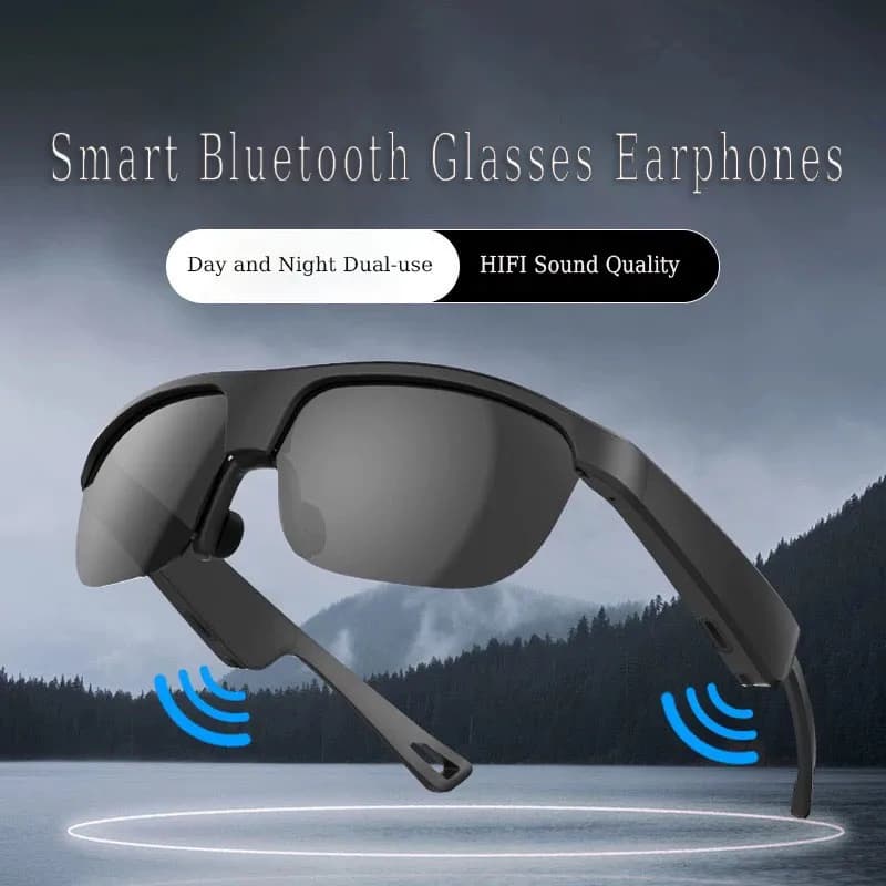 Occhiali intelligenti Auricolari Bluetooth Occhiali da sole M6Pro Tecnologia nera Conduzione ossea Ciclismo all'aperto Guida a lungo raggio Nuovo