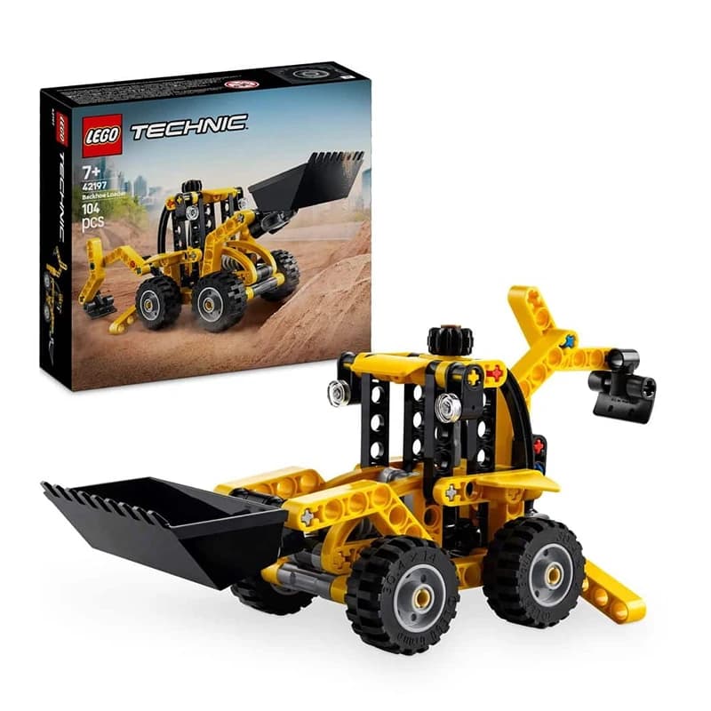 LEGO Building Blocks Mechanical Group 42197 Grande escavatore con funzione di carico, giocattoli puzzle per ragazzi e bambini, regalo di compleanno