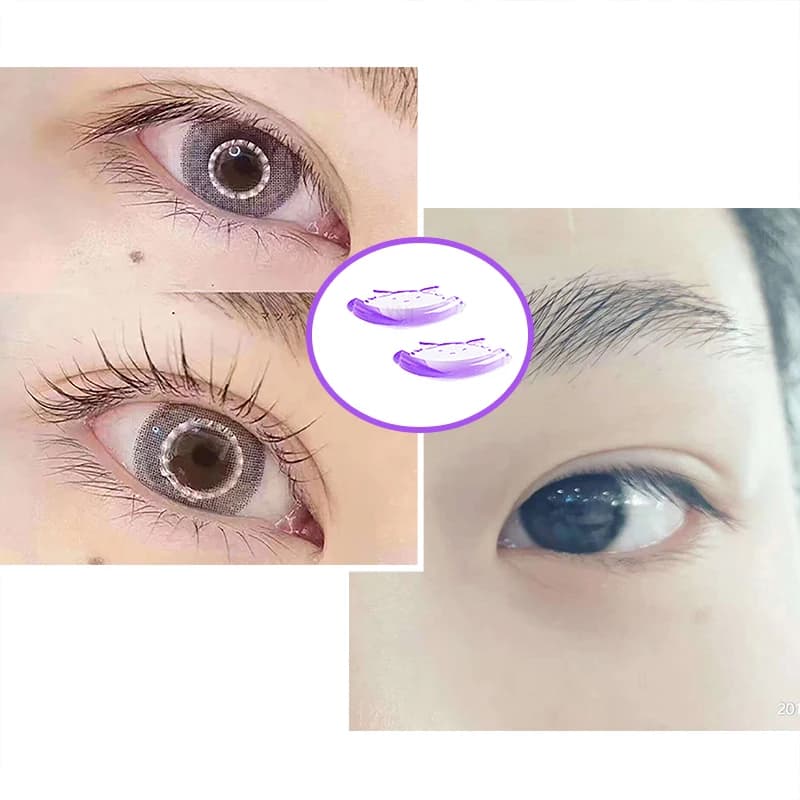 5 Paia di Cuscinetti in Silicone per Lash Lift Effetto C Curl, Scudi Adesivi per Permanente Ciglia - Accessori Trucco per Ciglia 3D
