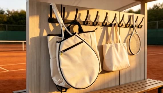 Zaino per racchette da tennis con borsa porta racchette, borsa sportiva multifunzionale per tennis, per donna e uomo